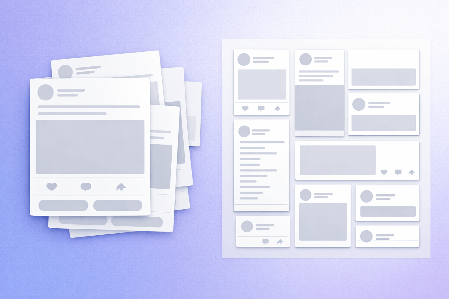 Facebook poszt sablonok